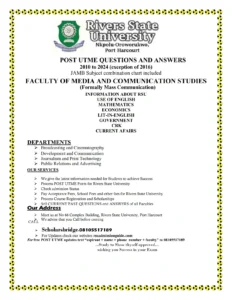 Media and Communication (Mass Communication) RSU Past Questions and Answers